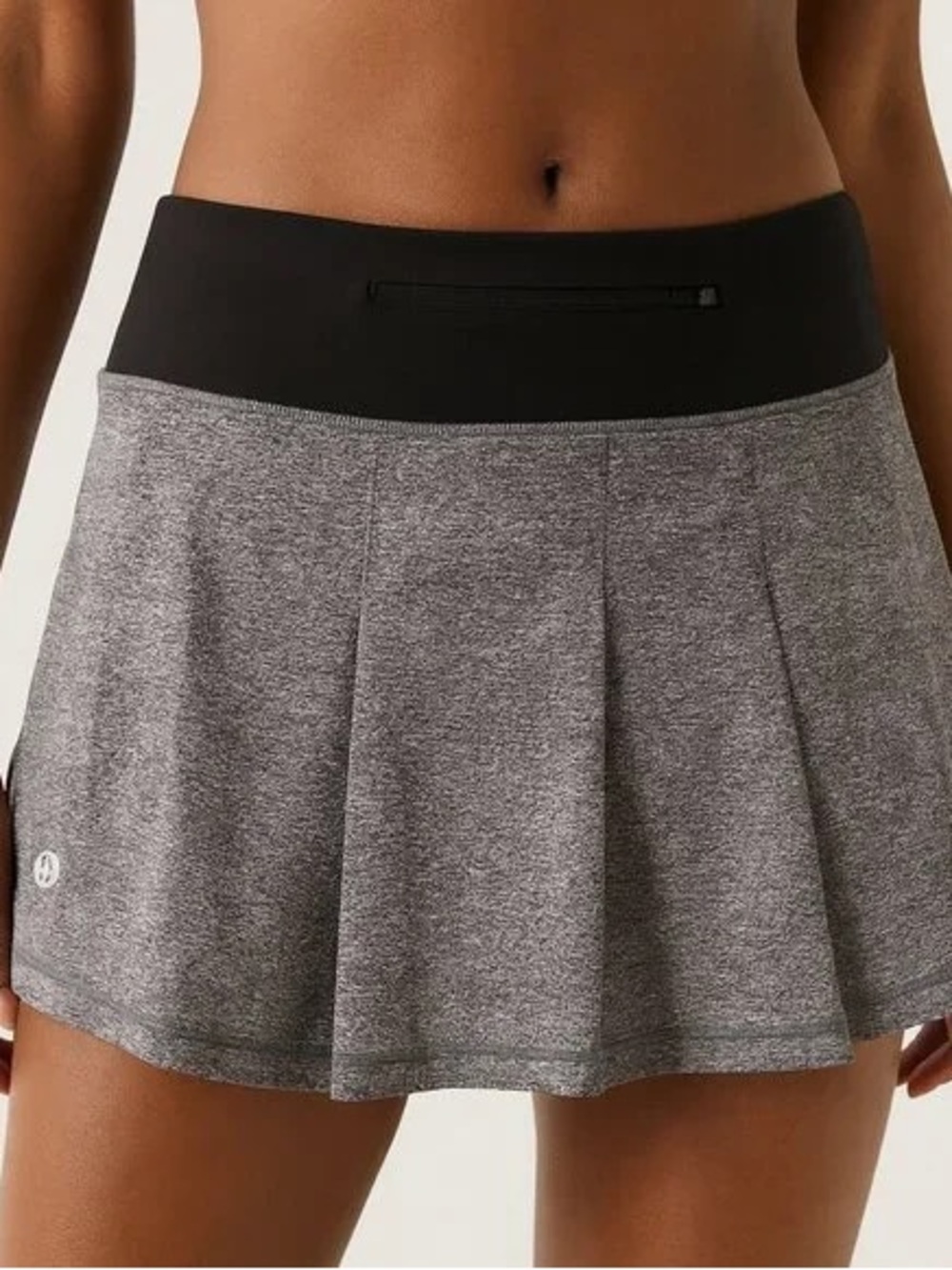 Lululemon Gray Pace Rival Skirt Tall Version Tennis Golf